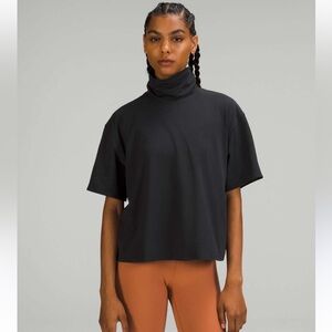 Lululemon Relaxed-Fit Cotton-Blend Turtleneck T-Shirt - Small